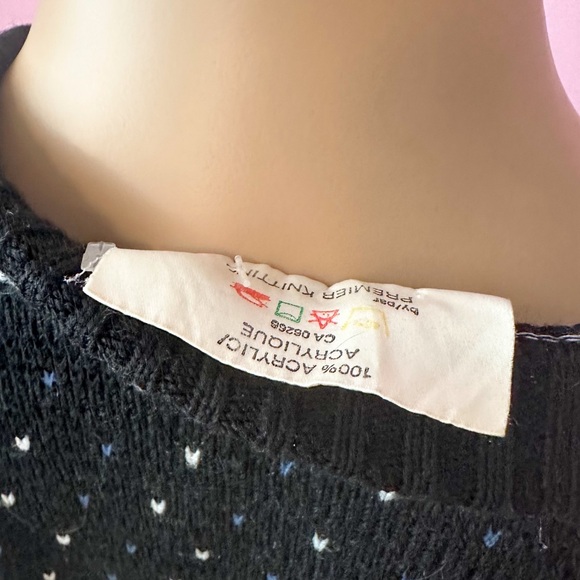 Vintage 90’s Men’s XL Argyle Diamond Pattern Baggy Sweater - Picture 7 of 9